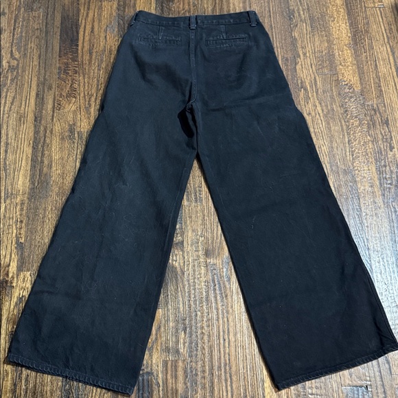 Madewell- Superwide-leg Jean in Black Size 28 - Picture 5 of 11